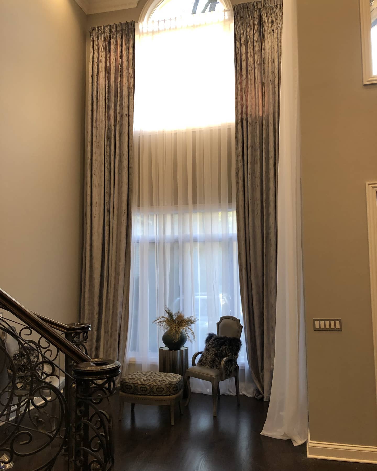 Tall-Window Drapery